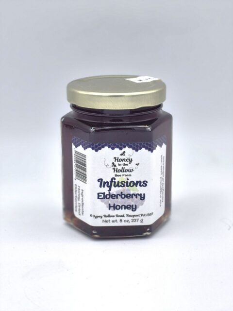 Elderberry Infused Wildflower Honey