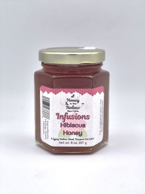 Hibiscus Infused Wildflower Honey