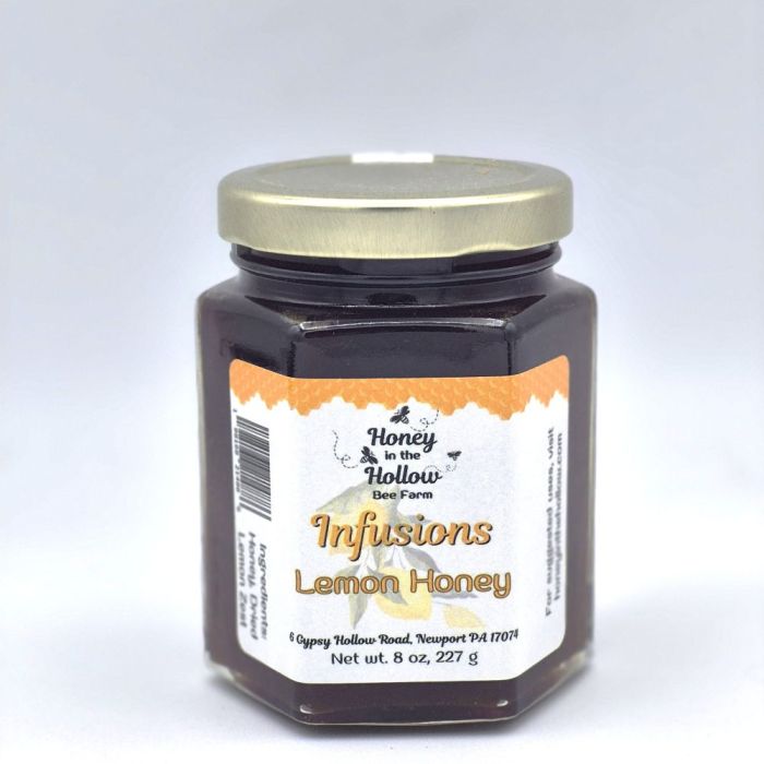 Lemon Infused Wildflower Honey