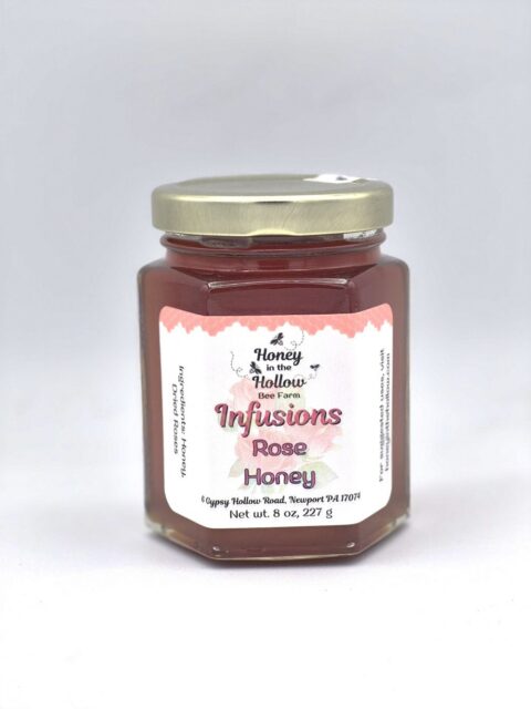 Rose Infused Wildflower Honey