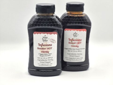 Hot Infused Wildflower Honey-Squeezable