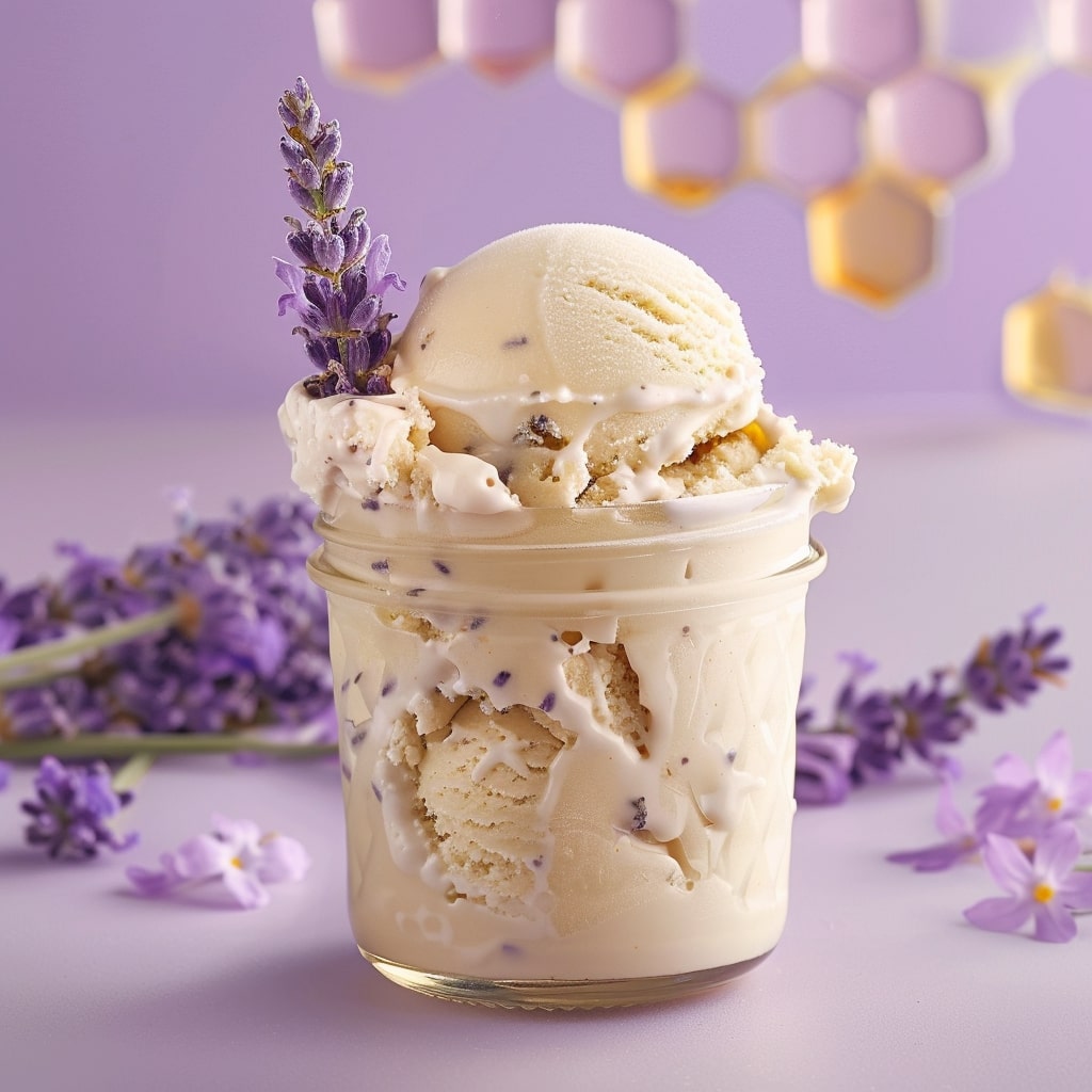 Honey Lavender Ice Cream