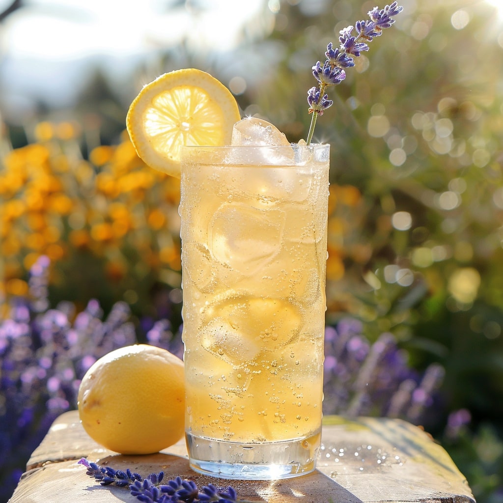 Lavender Honey Lemonade Sparkler