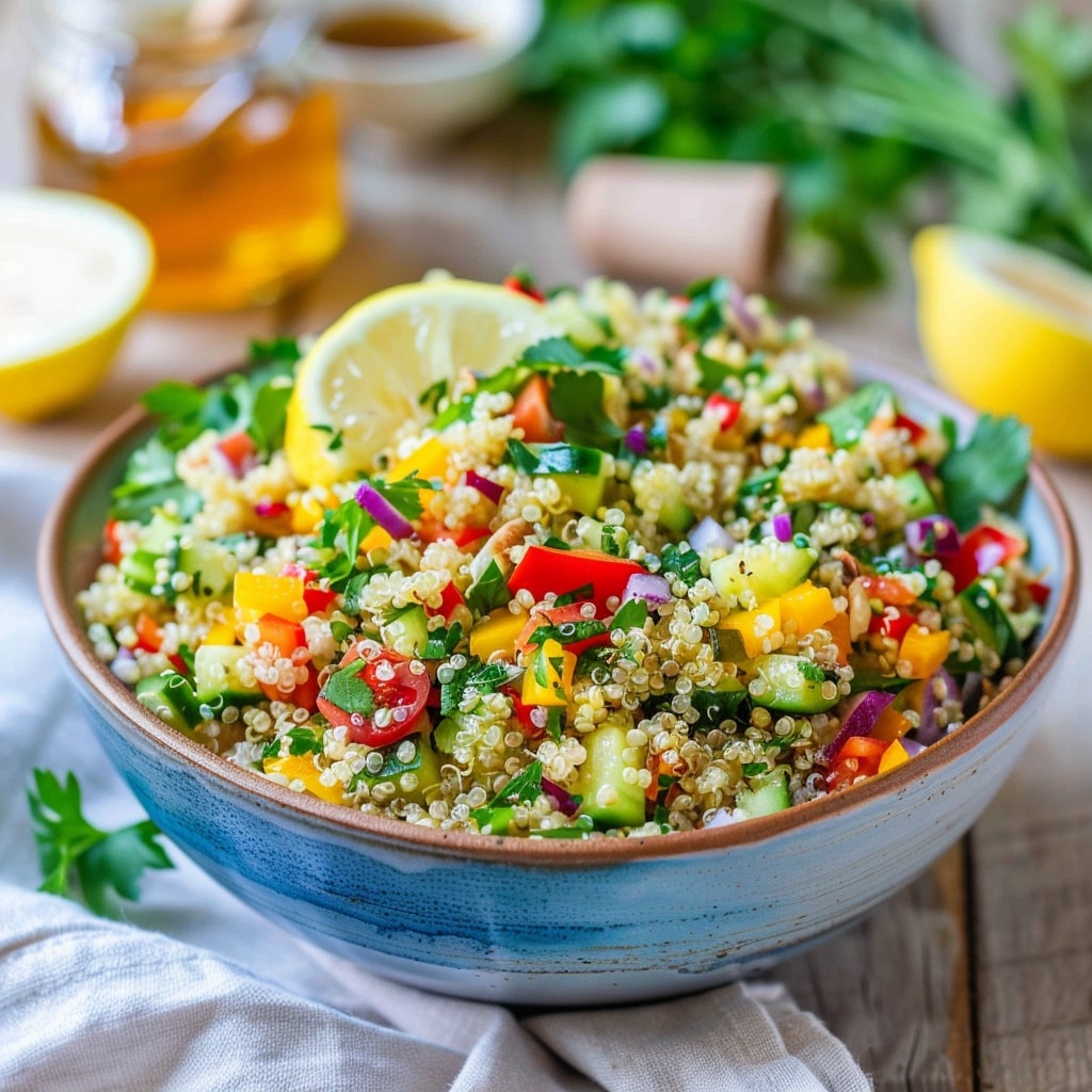Lemon Honey Quinoa Salad