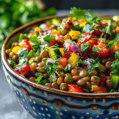 Lemon Thyme Lentil Salad
