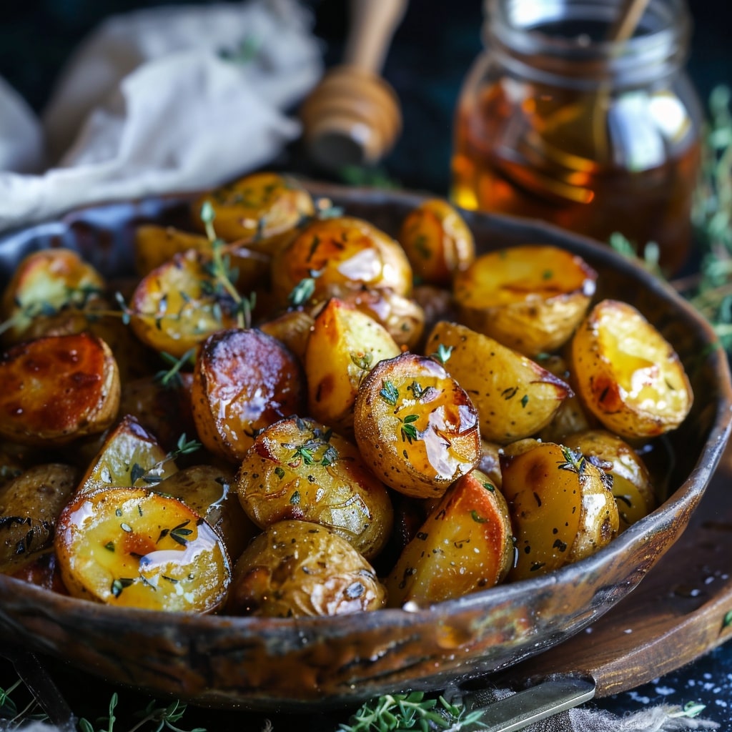 Thyme Honey Roasted Potatoes