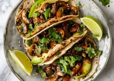 Smoky Honey Mushroom Tacos