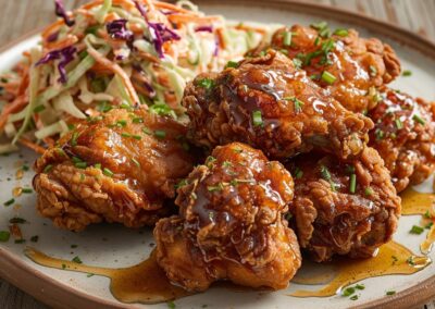 Sweet Hot Honey Fried Chicken