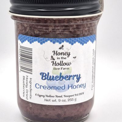Blueberry Creamed Honey