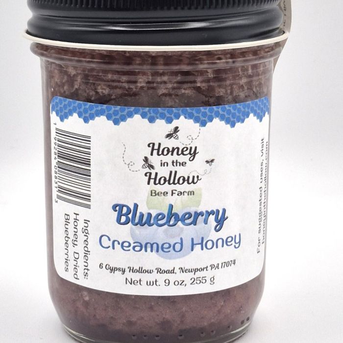 Blueberry Creamed Honey