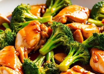 Honey Sesame Chicken & Broccoli