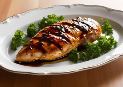 Honey Balsamic Glazed Grilled Chicken