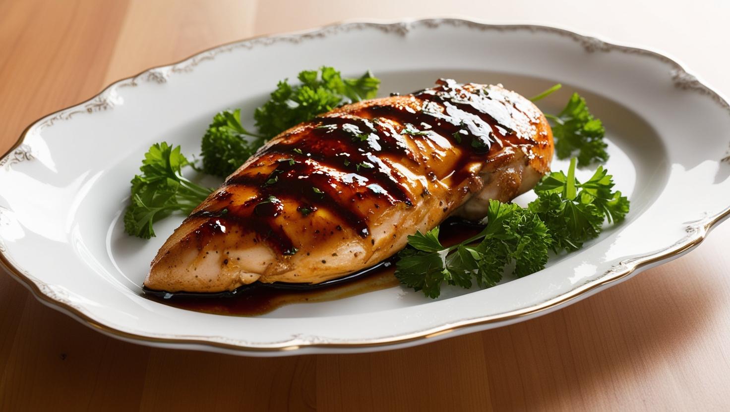 honey balsamic glazed grilled chicken breast Honey Balsamic Glazed Grilled Chicken