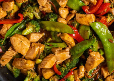 Honey Garlic Chicken Stir Fry