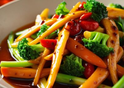 Sweet Honey and Garlic Vegetable Stir Fry