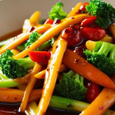 Honey Garlic Vegetable Stir Fry