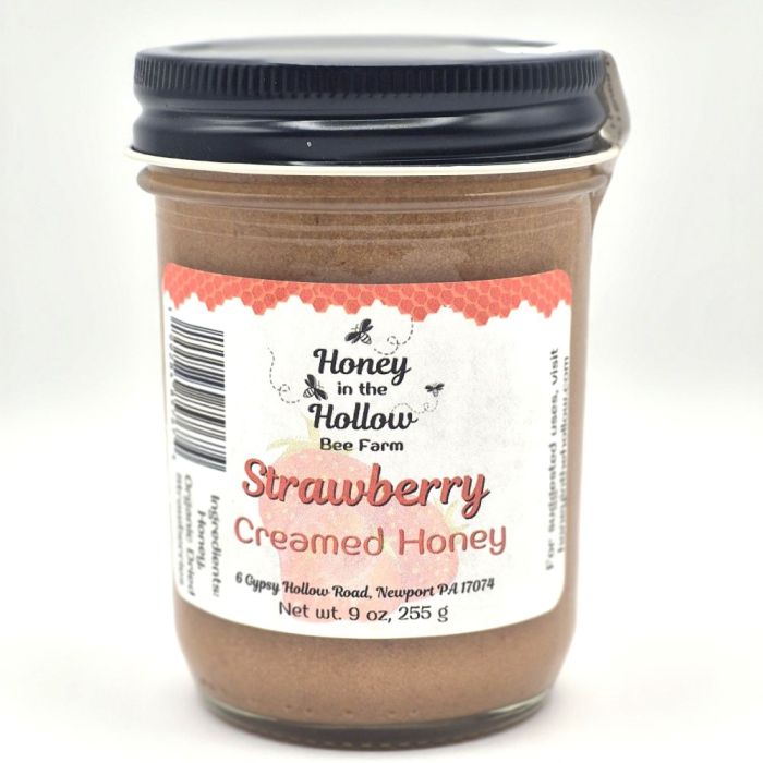 Strawberry Creamed Honey