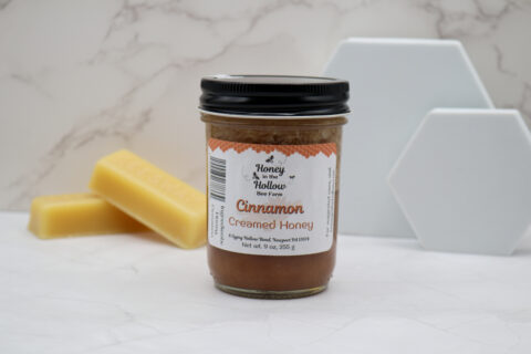 cinnamon creamed honey in 9 ounce jar