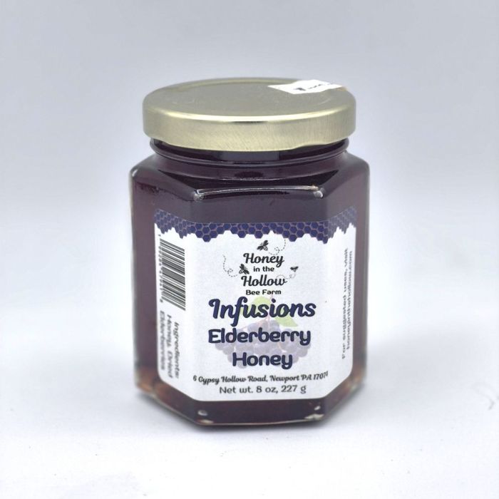Elderberry Infused Wildflower Honey