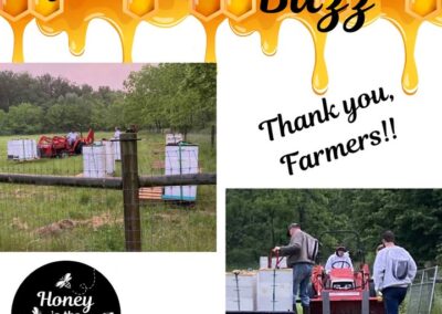 🚜As beekeepers, we’re so grateful for our farmers who offer us space on their farms to place our bees.🐝  Sometimes, they even ha…