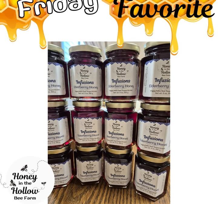 🎉Introducing Elderberry Infused Honey