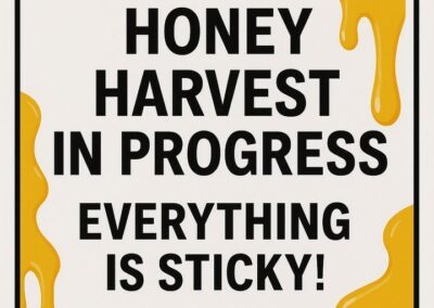 Yes!!!! The life of a beekeeper is very sticky