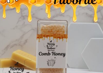 😋Indulge in pure, unfiltered sweetness with our 5 oz Mini Comb Honey—a delicious slice of the hive, untouched and in its natural…