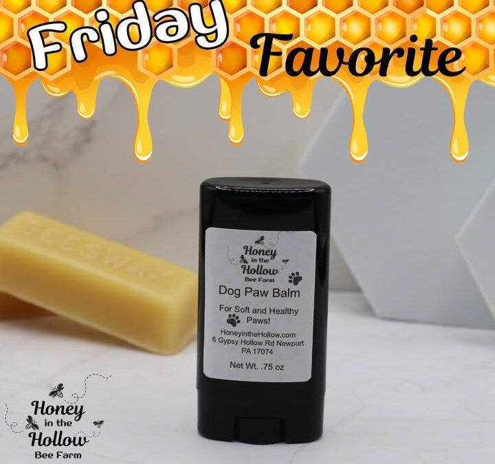 Protect & Pamper Your Pup’s Paws 🐾 with All-Natural Beeswax Balm!