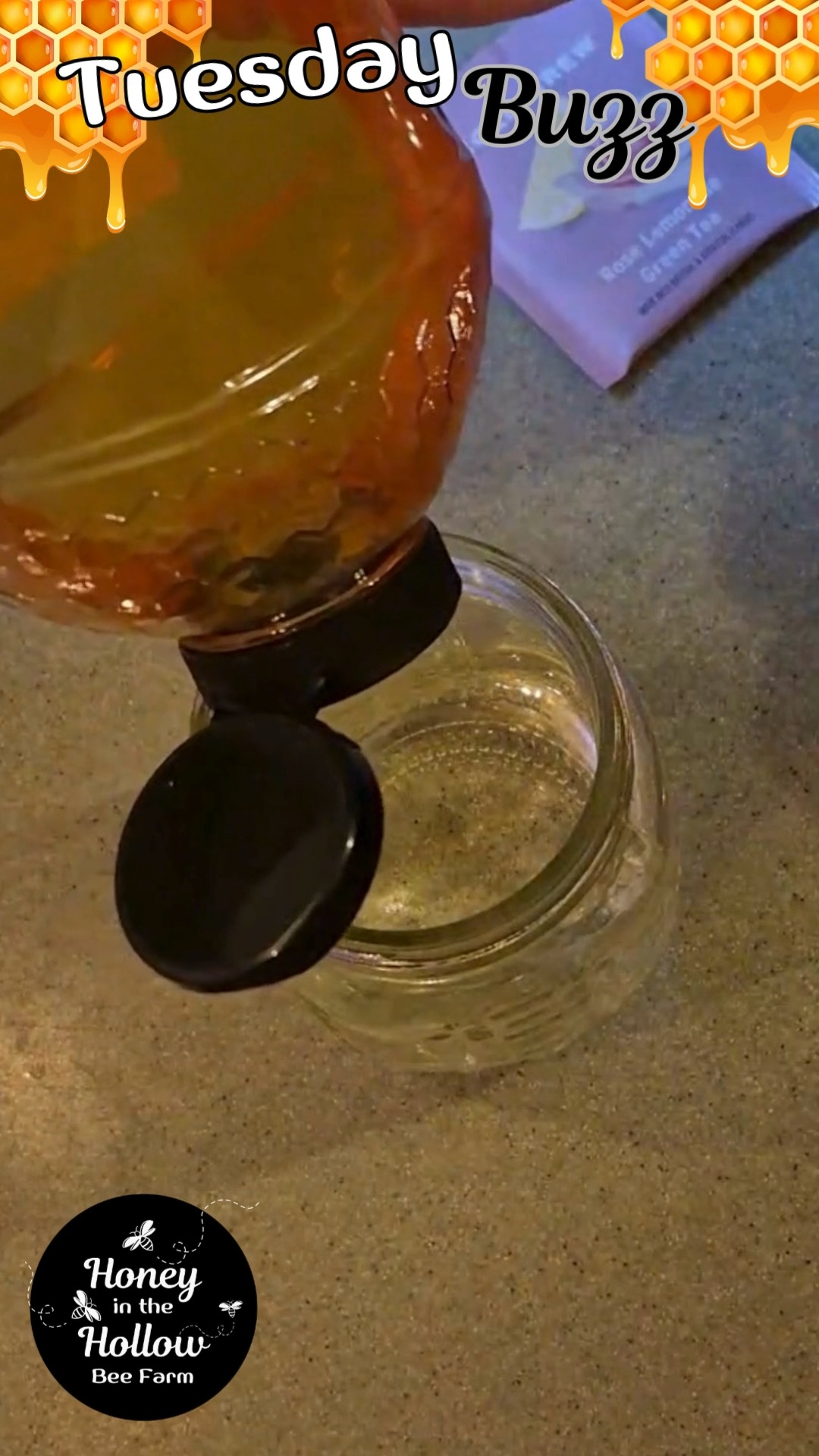 Did you know you can mix honey into cold water or tea?