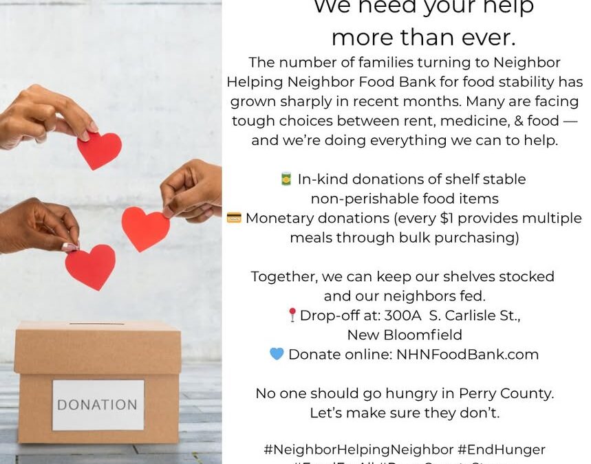 Please help feed our neighbors.