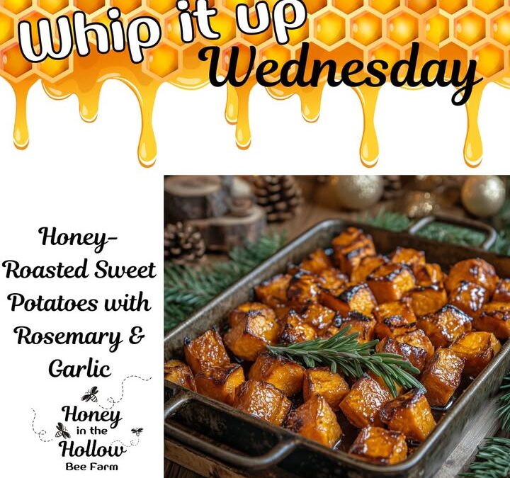 🦃Enjoy your gatherings with these Honey Roasted Sweet Potatoes🍠 with Rosemary & Garlic