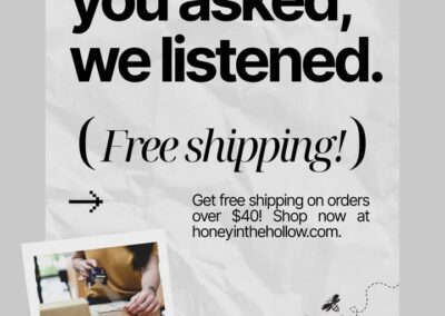🎉🎉We’re proud to announce our FREE Shipping on orders over $40, with flat rate shipping for orders under $40