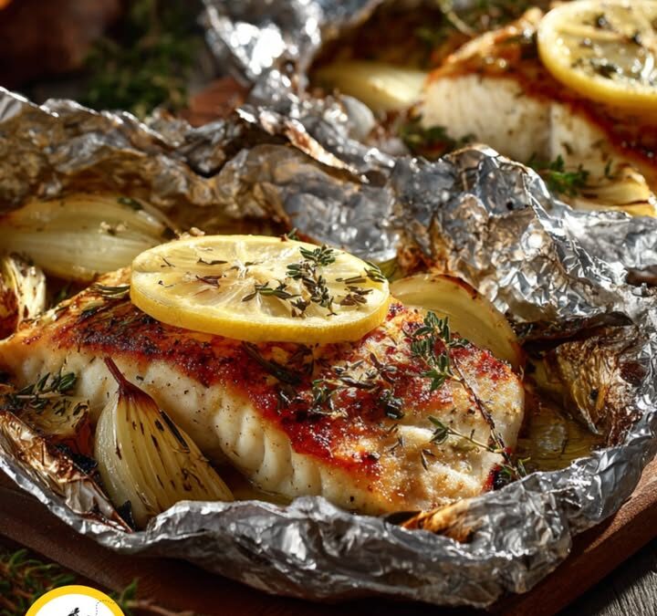 THYME HONEY FISH FOIL PACKETS🐟