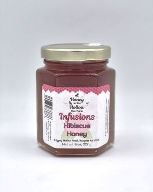 Hibiscus Infused Wildflower Honey