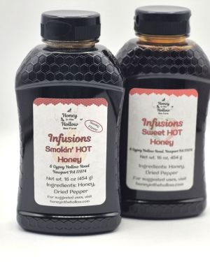 Hot Infused Wildflower Honey-Squeezable