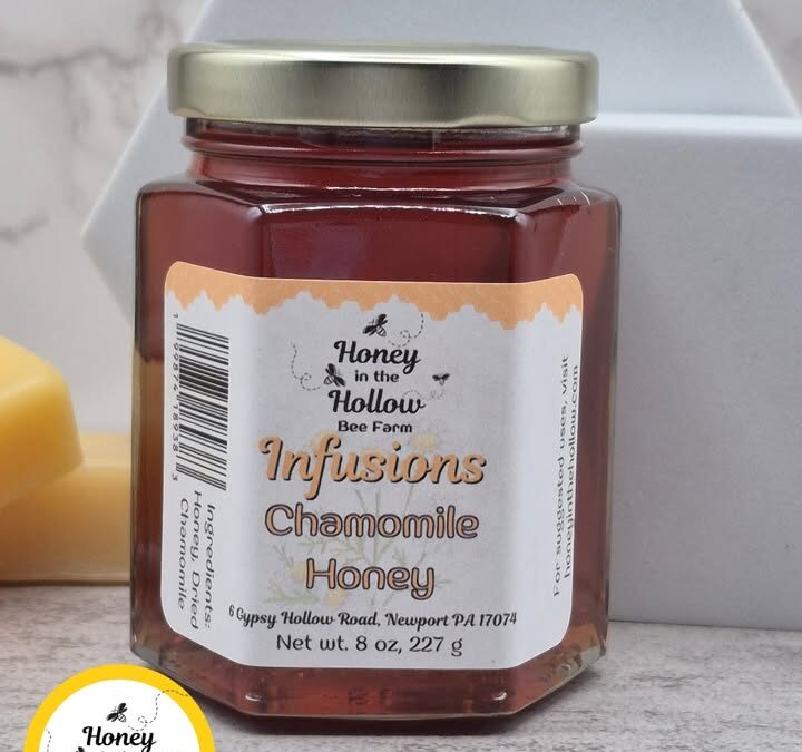 🌼✨ Meet your new favorite way to unwind… Chamomile Infused Honey ✨🍯