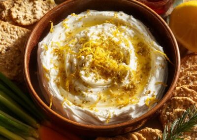 LEMON HONEY WHIPPED FETA DIP