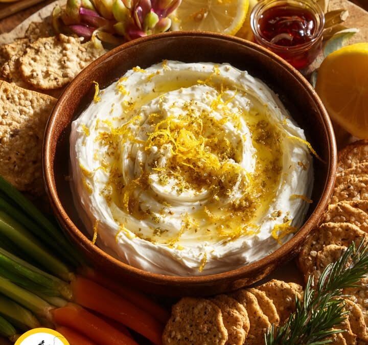 LEMON HONEY WHIPPED FETA DIP