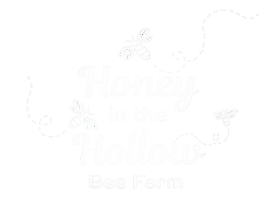 honey in the hollow logo white 2
