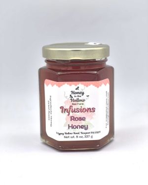 Rose Infused Wildflower Honey