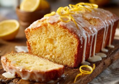LEMON HONEY RICOTTA POUND CAKE (LOAF)