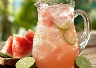 HONEY WATERMELON-LIME AGUA FRESCA